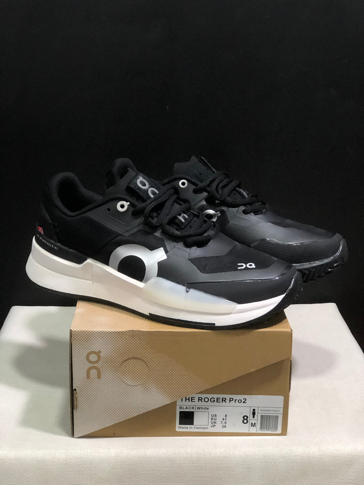 On Cloud The Roger Pro 2 (Black/White)
