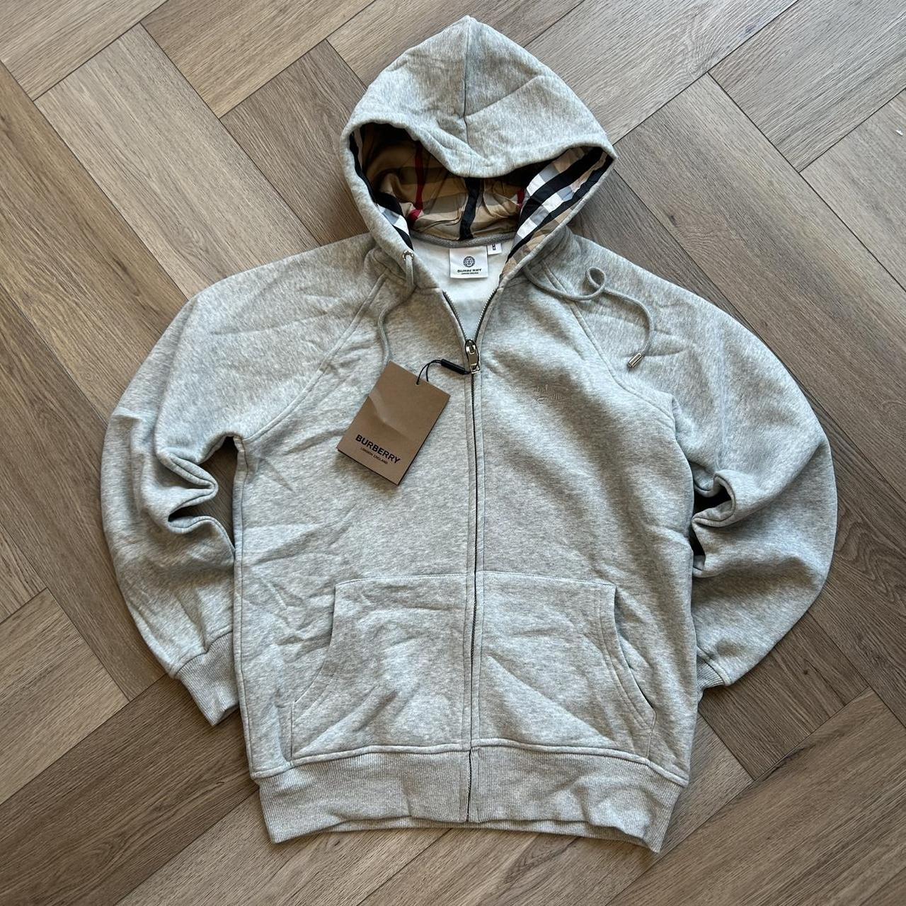 Burberry ZIP Hoodie - Grey