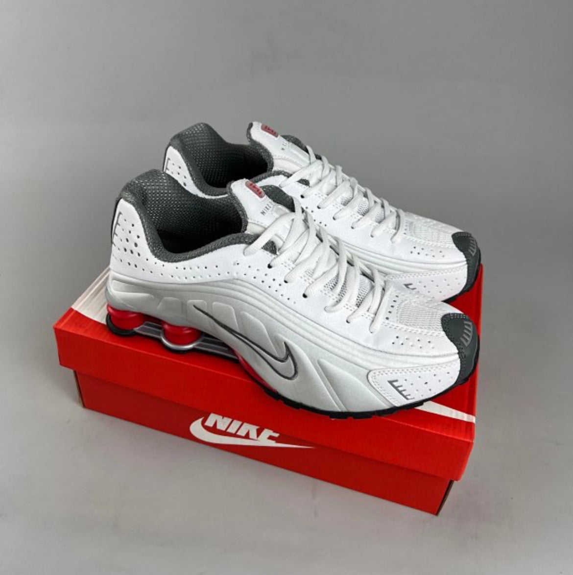 Nike Shox R4 Racer ”White-Silver”