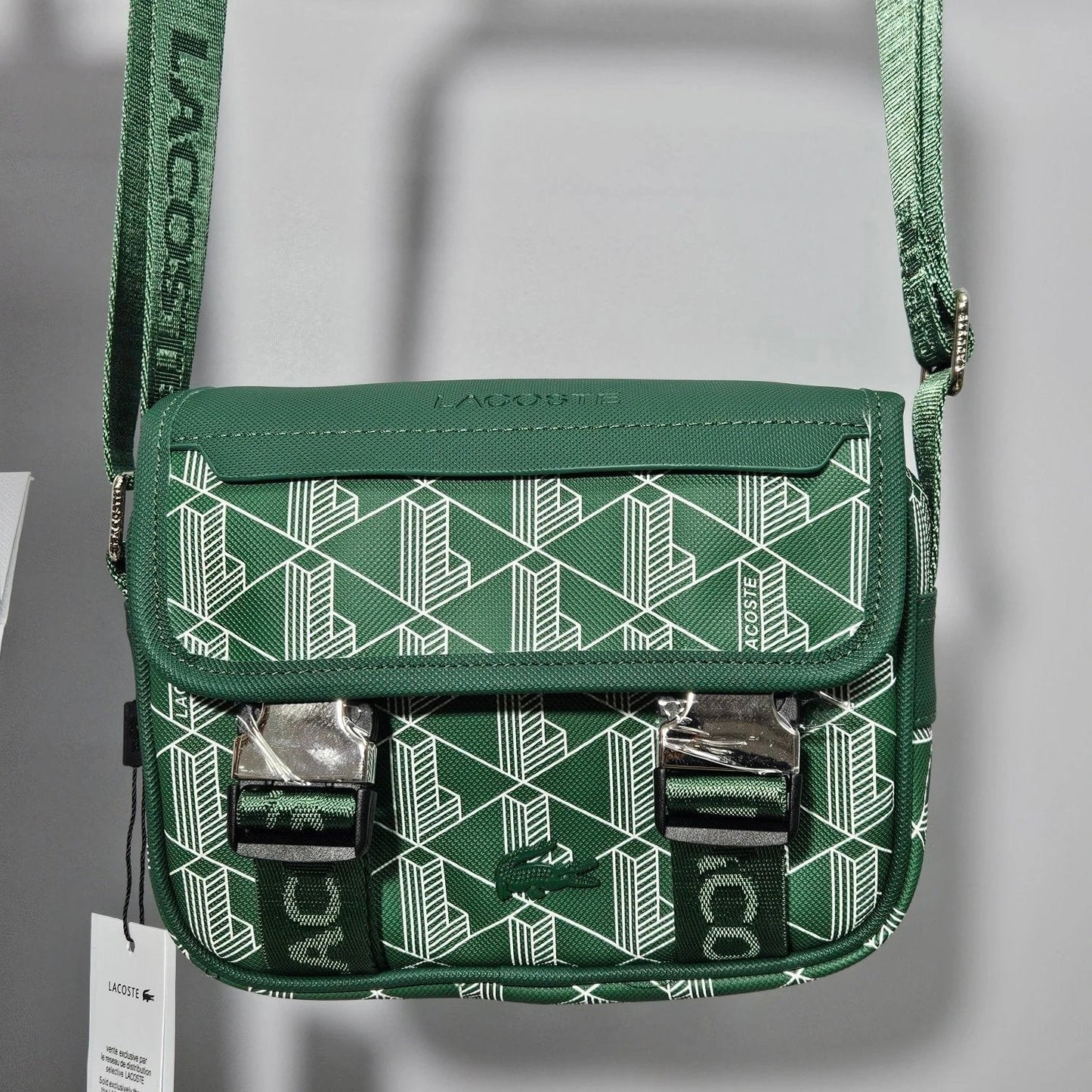 Lacoste Authentic Messenger Bag (Green)