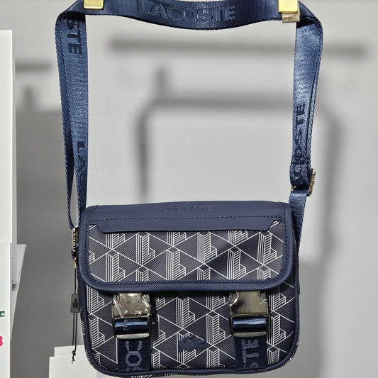 Lacoste Authentic Messenger Bag (Navy)