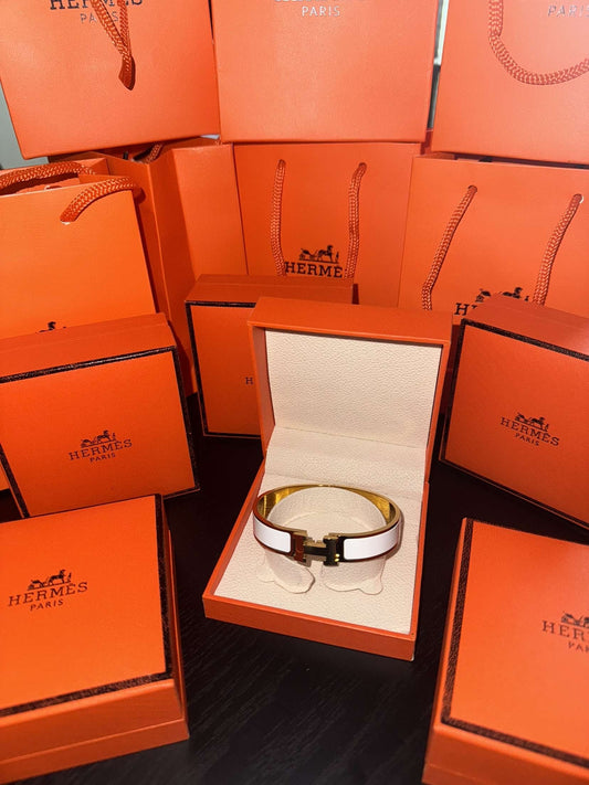 Hermes Bracelet - WHITE