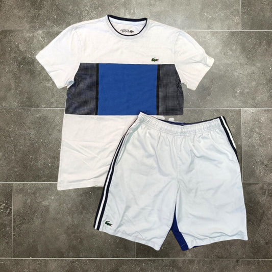 LACOSTE T-SHIRT & SHORTS SET (S)