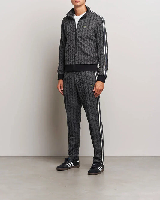 Lacoste Monogram FULL TRACKSUIT - Black
